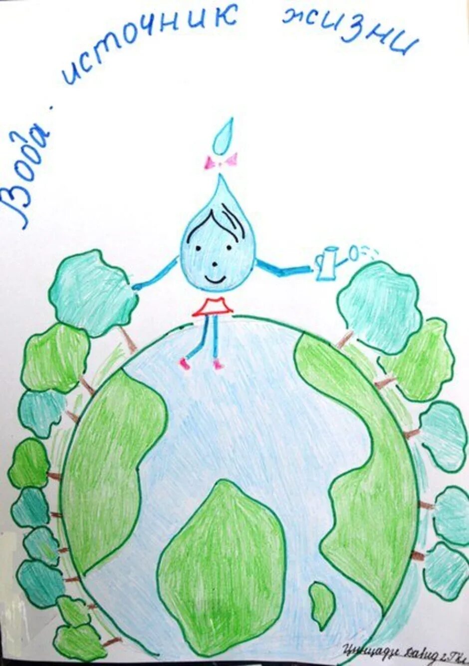 День воды рисунки детей. Всемирный день воды рисунок. Рисунок на тему день водных ресурсов. Всемирный день водных ресурсов рисунок. Рисование Всемирный день воды.