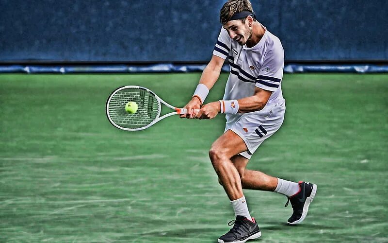 He doesn t play tennis