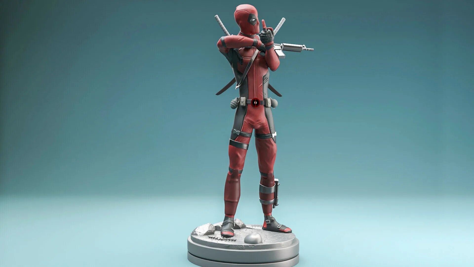 Deadpool 3d model