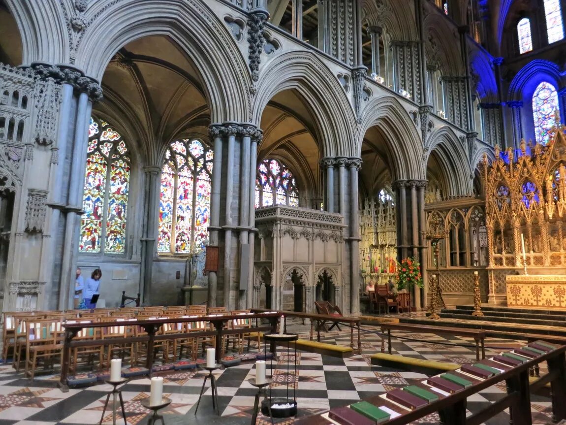 Ely Cathedral в Англии. Кафедральном соборе в Эли.