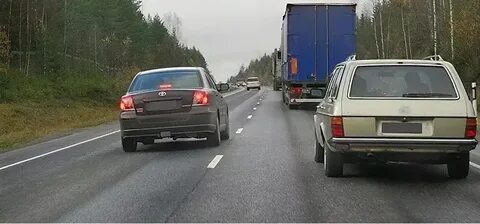 Выезжать на дорогу без