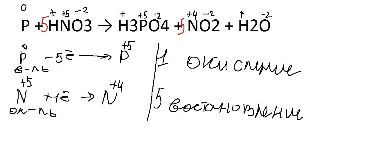 Hno3 p h2o h3po4 no2 электронный баланс - Вопросы и ответы