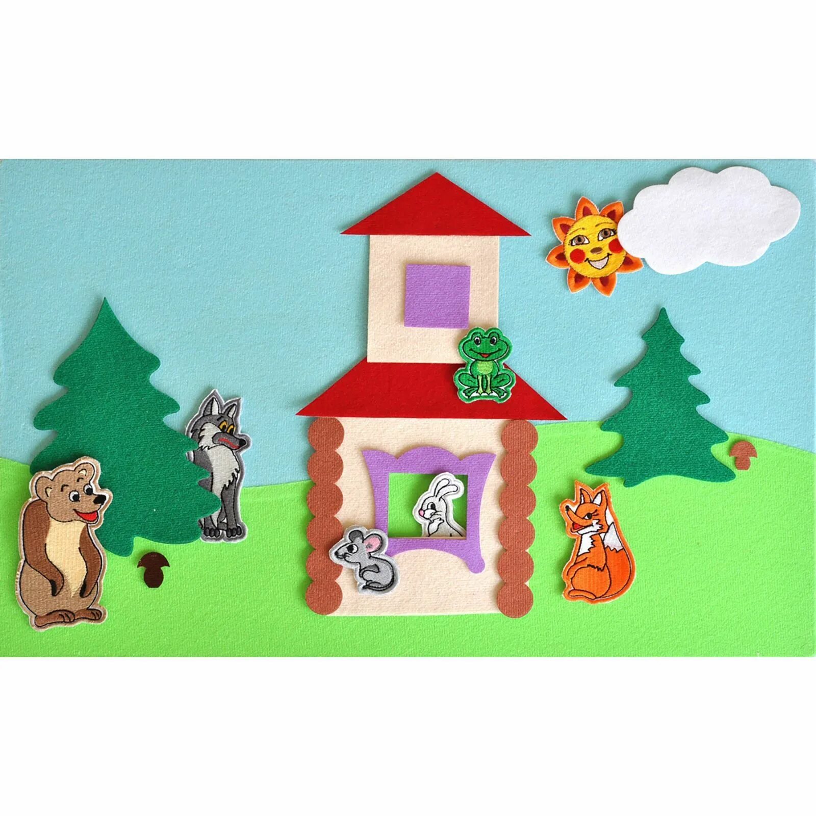 теремок объемная аппликация. теремок аппликация шаблон. фланелеграфе в детском саду. аппликация по сказке теремок в младшей группе. аппликация по сказке теремок.