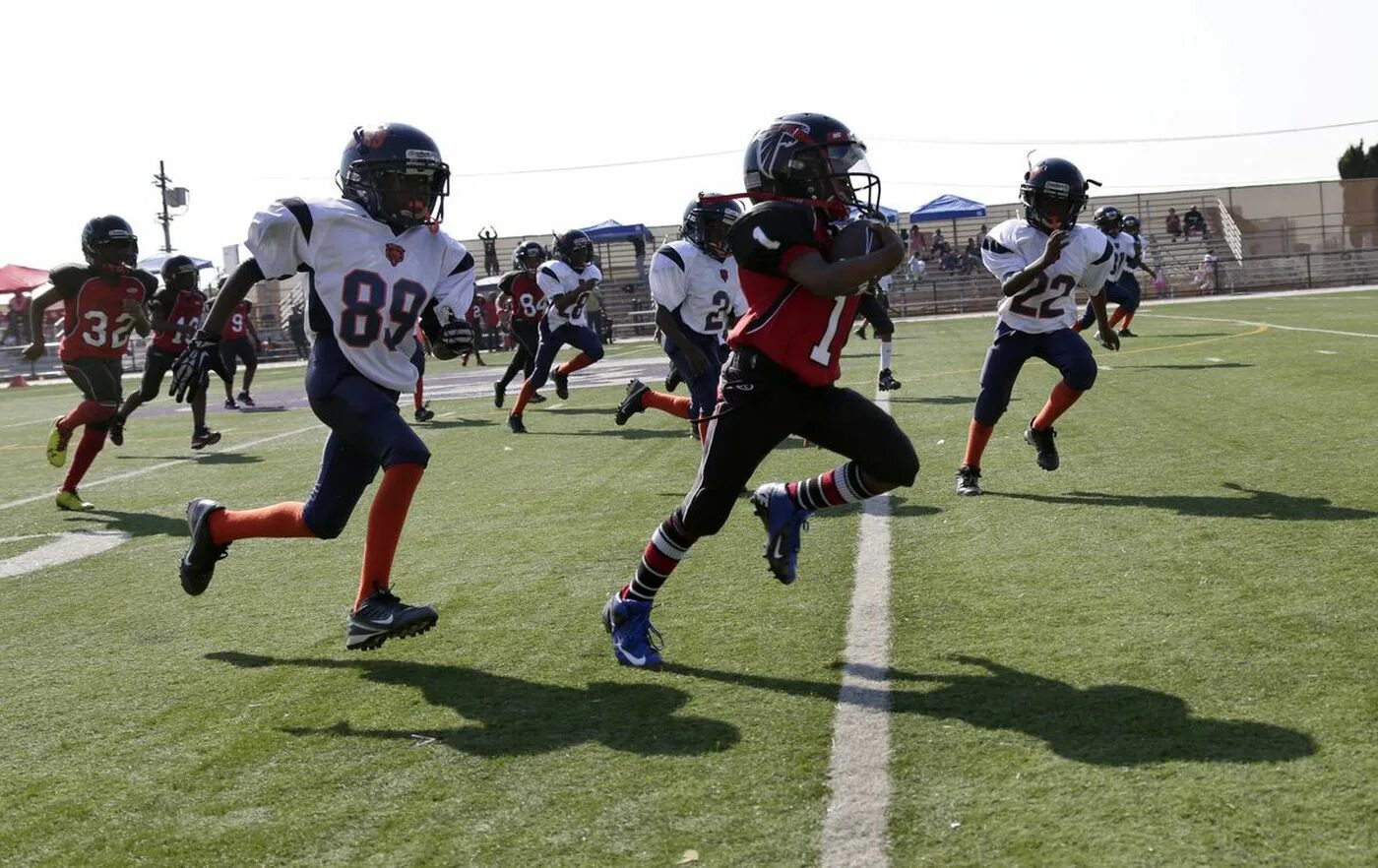 Football practice. At the Football Practice.
