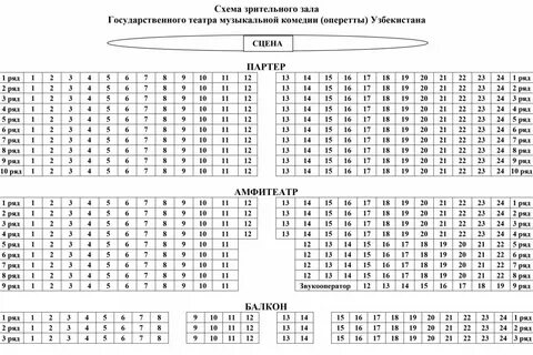 Схема музыкального театра ростов на дону