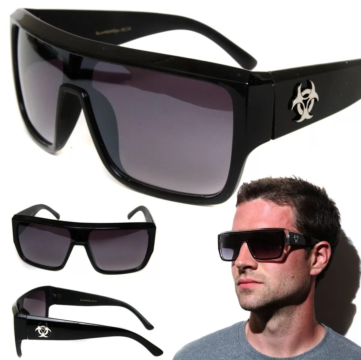 Очки фирменные мужские. Мужские солнцезащитные очки Retro Goggle Style Biohazard large Shield Mens Celebrity Fashion sunglasse. Солнцезащитные мужские очки Biohazard. Bagozza очки мужские. Очки мужские солнцезащитные lievissimo Титан.