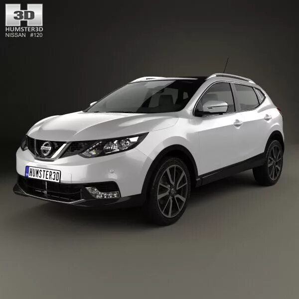 Nissan Qashqai 2014 - 3D Model by SQUIR