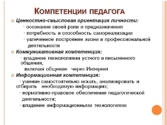 Профессиональные знания умения навыков педагога. Педагогические компетенции. Профессионально-педагогические компетенции. Профессионально-педагогическая компетентность педагога. Навыки педагога.