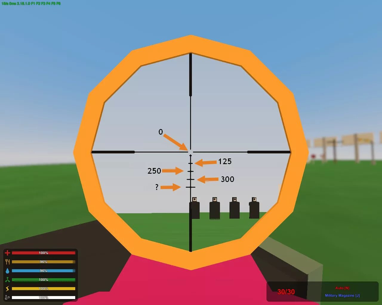 Scope id. Баллистика в unturned. unturned прицел. 8x scope чертеж. красивый прицел в антюрнет.