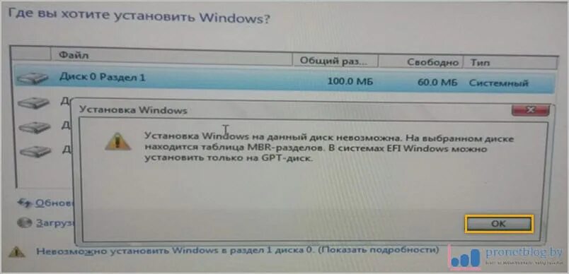 Невозможно установить windows 10 на диск. Установка windows невозможна выбранный диск. установка на данный диск невозможна на выбранном диске. на выбранном диске находится таблица mbr разделов. установка виндовс невозможна на выбранном диске находится таблица mbr.