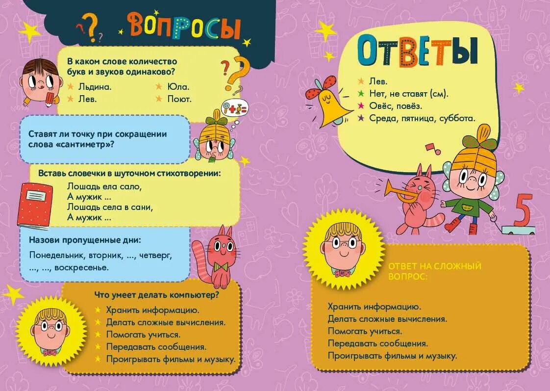 Вопросы в виде игры. Шуточная викторина. викторина для детей. вопросы для детей. викторина для детей 1 класс.