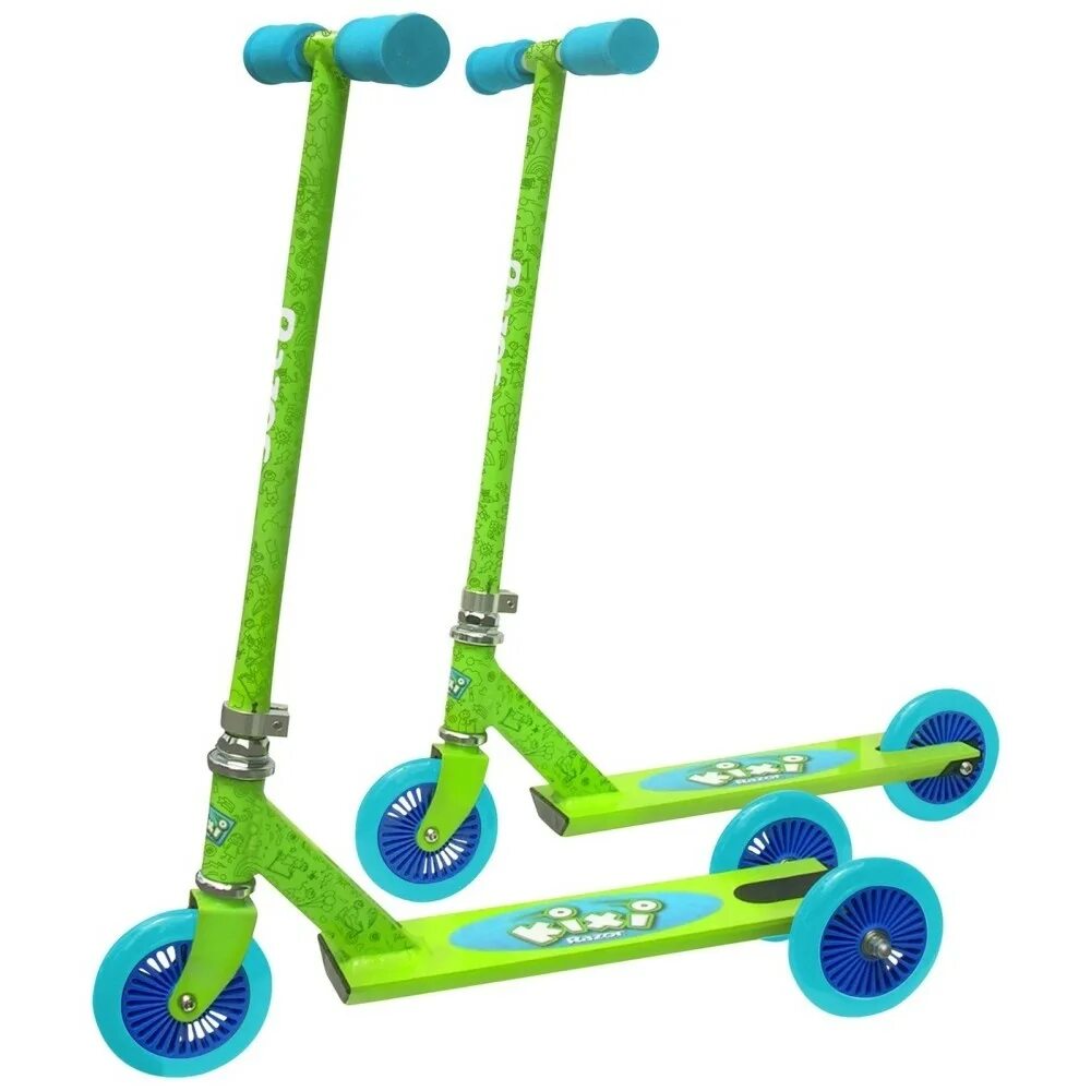 Самокат Kixi Razor. Самокат Kixi mixi Razor. Razor Kixi mixi Scooter. Самокат трехколесный Scooter зеленый.