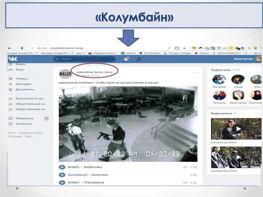 Какие убеждения обучающегося могут являться маркерами колумбайнера. Какие убеждения обучающегося могут являться маркерами колумбайнера