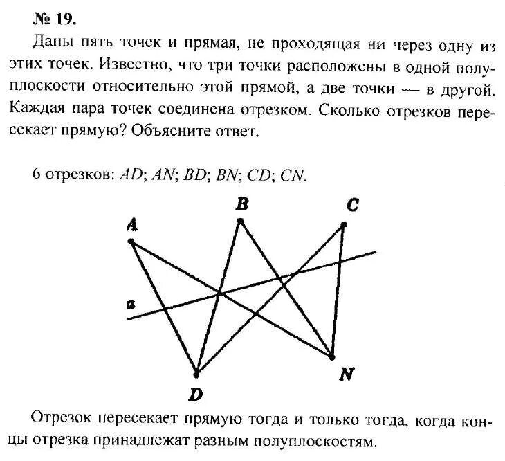 Известно что точка b. Даны пять точек и прямая, не проходящая ни через. Даны 5 точек и одна прямая проходящая через. Даны 5 точек и прямая не проходящая ни через одну из. Точки расположены в одной полуплоскости относительно прямой.