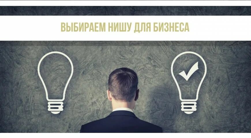Выбрать правильную нишу