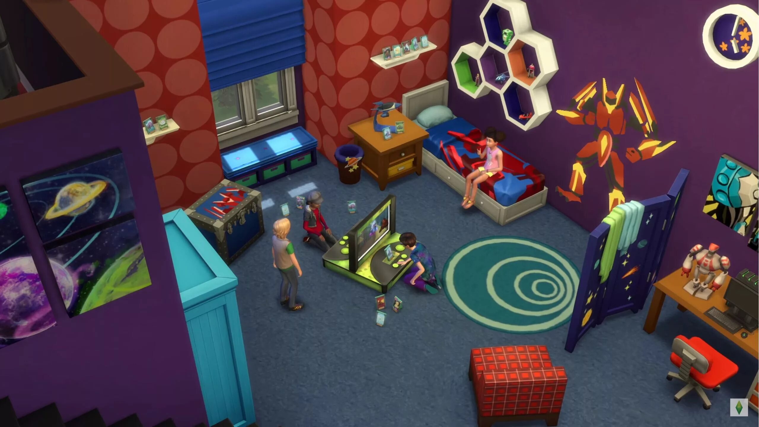 Включи комната бывших. Sims 4 детская комната. the sims 4 детская комната каталог. sims 4 комнаты. игровая комната симс 4.