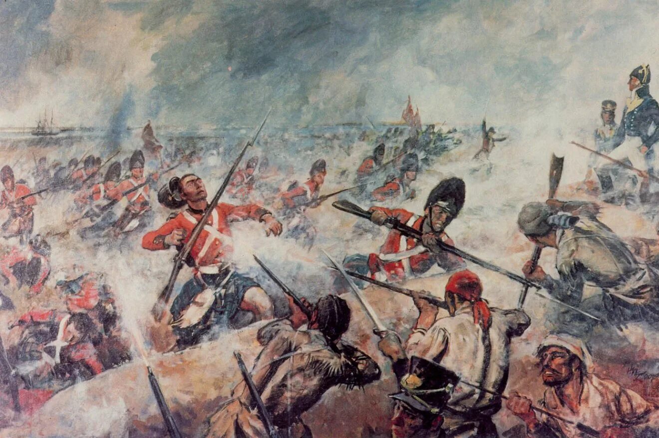 А битва под новой. Битва за новый Орлеан 1815 год.