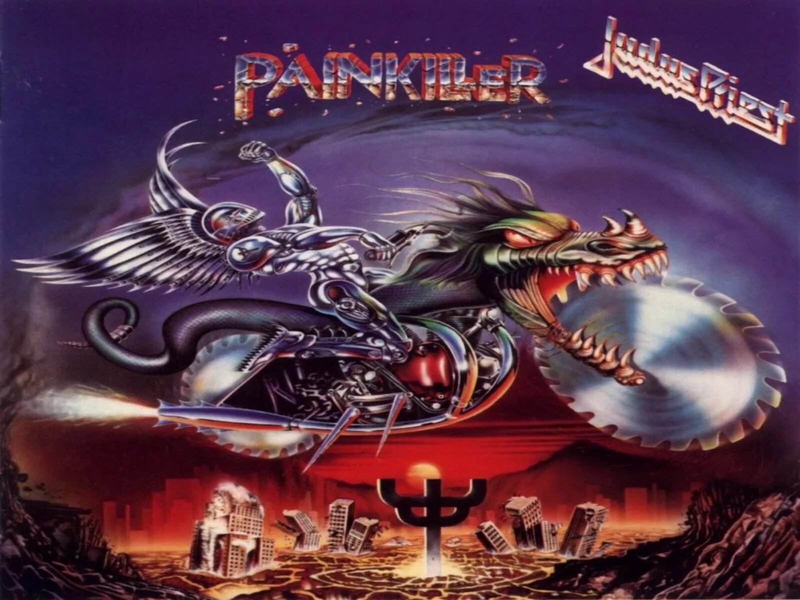 Группа judas priest альбомы. Judas Priest Painkiller 1990. Judas Priest "Painkiller". Judas Priest Painkiller обложка. Judas Priest 1990 Painkiller обложка альбома.