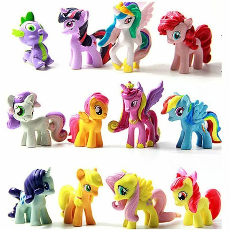 Коллекции литл пони. Набор май Литтл пони из 6 пони. My little Pony Hasbro 6 шт. My little Pony 2017 игрушки. Фигурки из свитбоксов my little Pony.