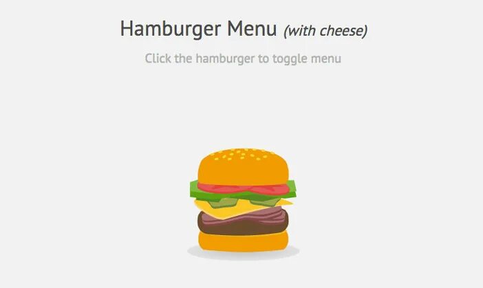 Css burger menu