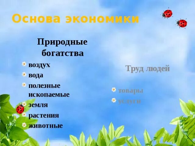 Природные богатства и труд людей сообщение. Природные богатства и труд людей основа экономики. Окружающий мир природные богатства и труд людей основа экономики. Природные богатства и труд людей особа экономики.. Природные богатства вода воздух земля растения.