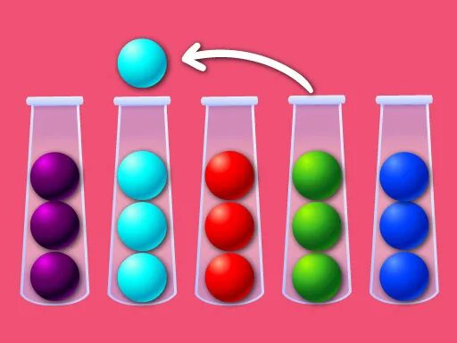 Игра сортировка цветов по колбу. Игра колбочки с шариками. Игра шарики в колбах. Игры сортировка шаров. Сортировка шариков в колбах.