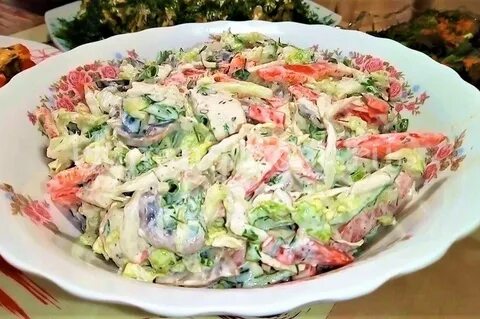 Китайская капуста салаты простые и вкусные