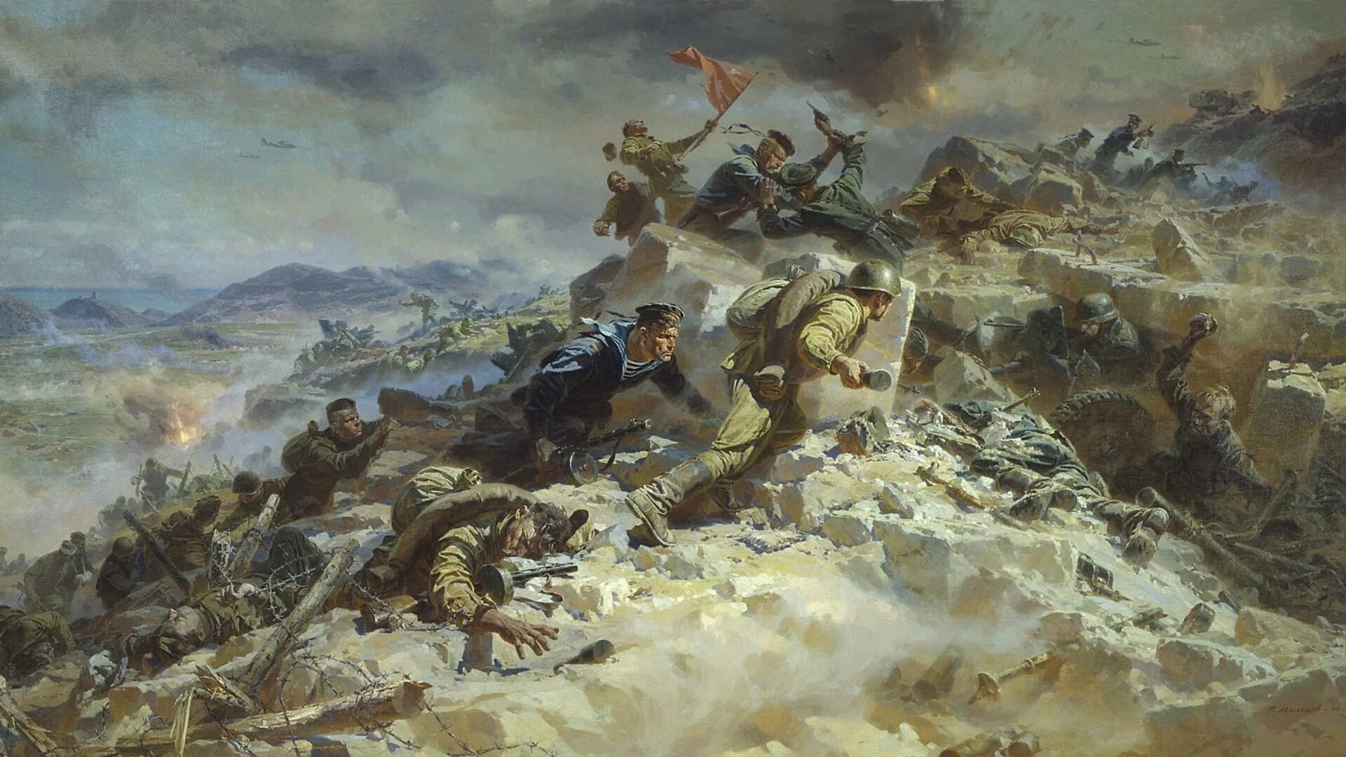 Пётр мальцев штурм сапунгары. Героически. Керченско-феодосийская десантная операция. Подвиг александра матросова. Иван сивко подвиг.