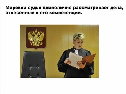 Мировые судьи в административном праве