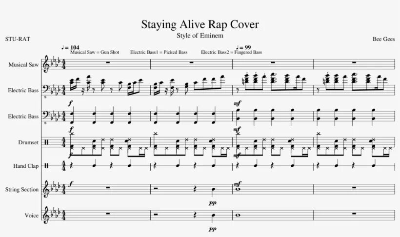 Stayin alive текст. Bee Gees Stayin' Alive Ноты. Stayin Alive перевод. Stayin Alive Bass Tab.