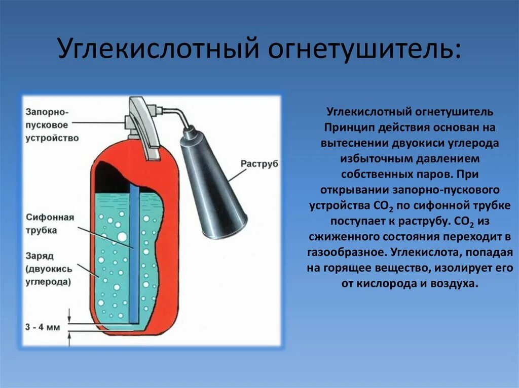 Какие огнетушители хранить зимой