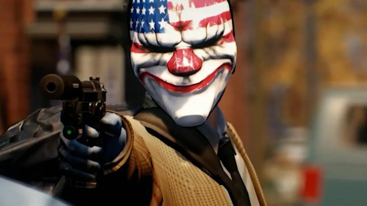 Клоун 2 играть. Payday 2. Даллас пейдей 2. Даллас пейдей 2 маска.