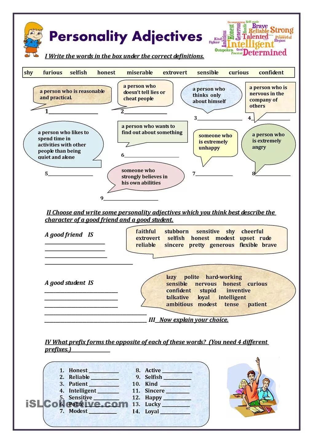 Write the correct word with self. Personality adjectives Worksheets. Character adjectives Worksheets. Grammar Worksheet adjectives describing people ответы. Character and personality Worksheets.