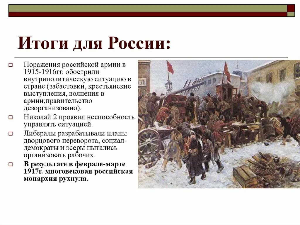 Каким будет поражение россии. Итоги первой мировой войны. Итоги первой мировой для России. Итоги 1 мировой войны для России. Итоги первой мировой войны для Росси.