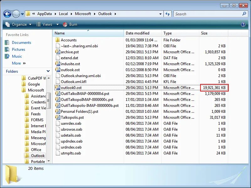 Файл данных ost. Pst файл. как выглядит pst архив. pst file.