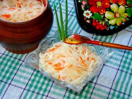 Вкусная квашеная капуста с уксусом