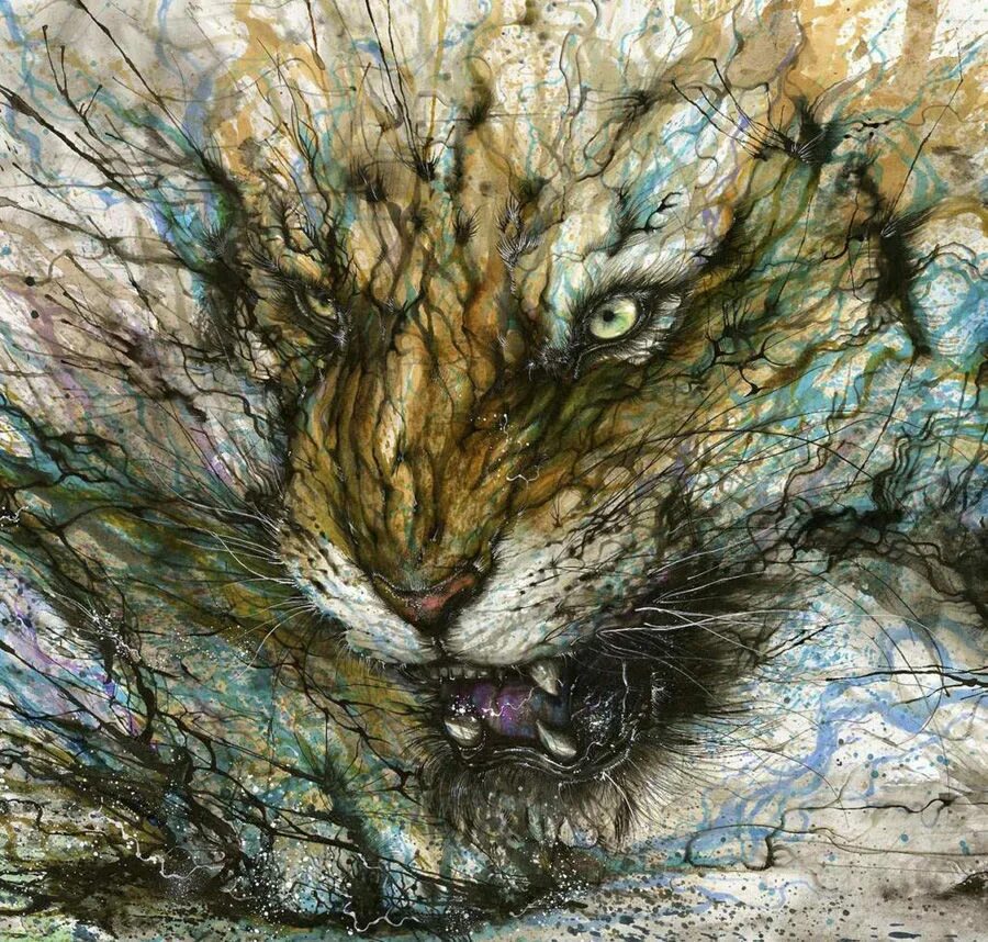 Удивительные рисунки. Хуа Тунан. Hua Tunan картины. Китайский художник Чен Йингжи. Хуа Тунан китайский художник.