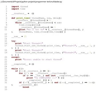Проекты кода на python