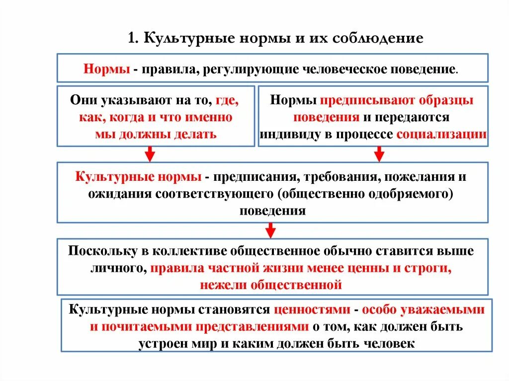 Культурные правила и нормы