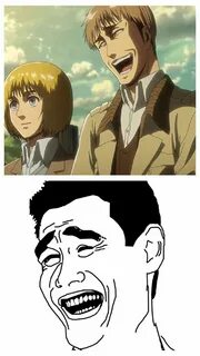 Pin by NoFace on AOT Anime memes funny, Anime funny, Attack on titan meme.