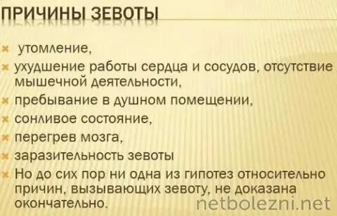 Постоянно зеваю не хватает