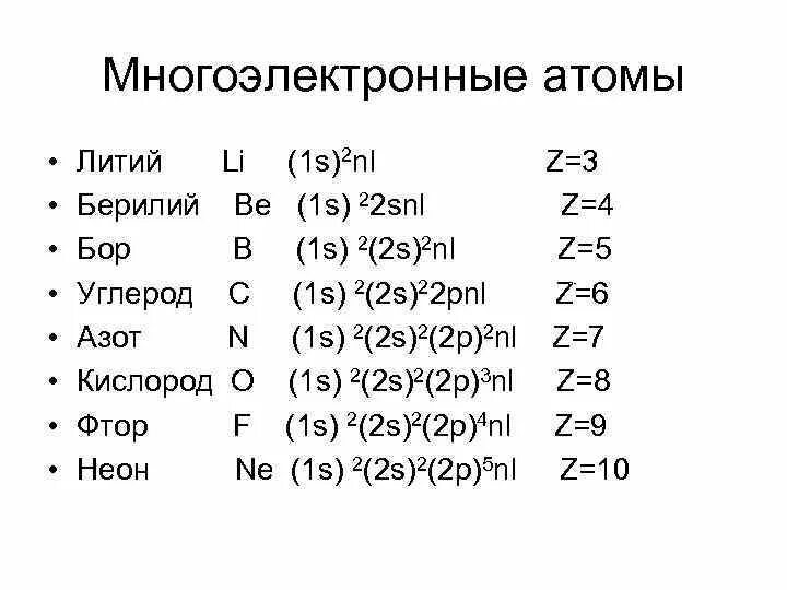 Электронно графическая схема азота