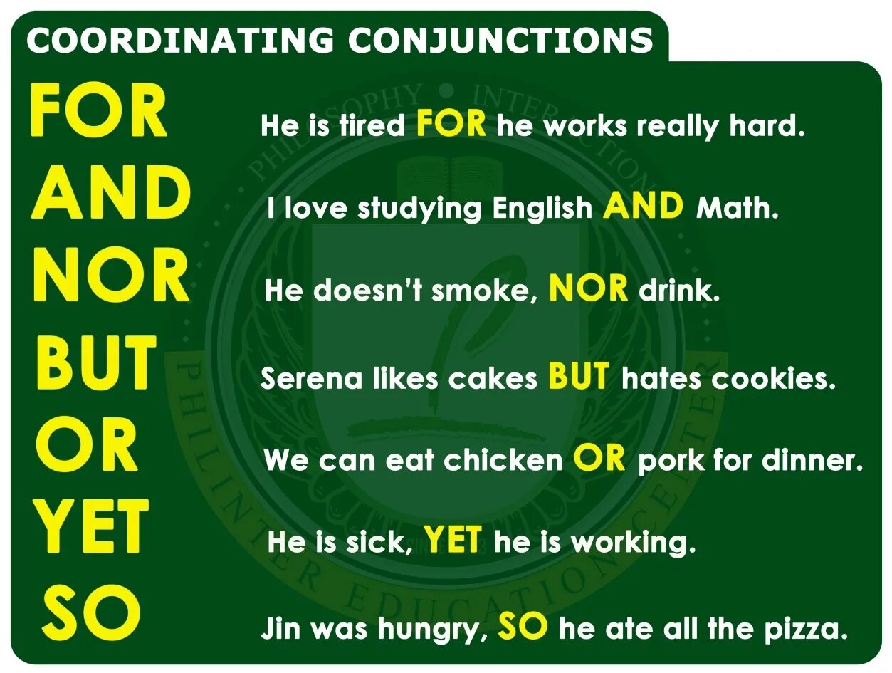 Yet can be used. Conjunctions в английском языке. Coordinating conjunctions. Coordinating conjunctions в английском языке. Coordinating conjunctions примеры.