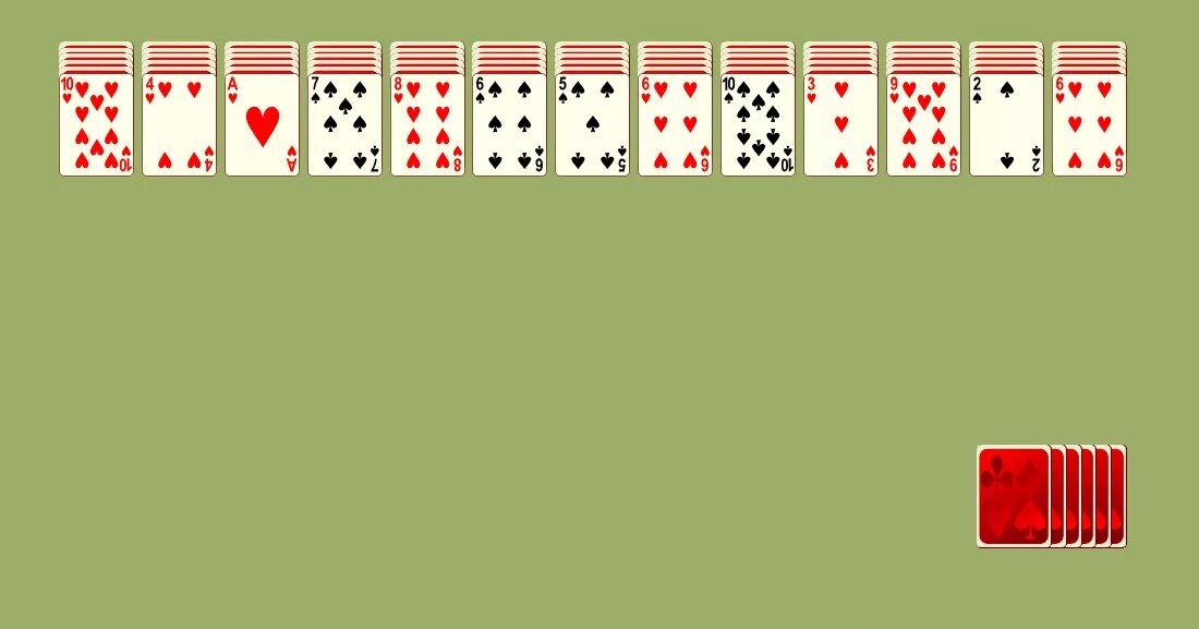 Пасьянс паук по одной карте. Пасьянс паук 2 масти. Игра Spider Solitaire. Пасьянс косынка паук 2 масти. Карты пасьянс паук четыре масти.