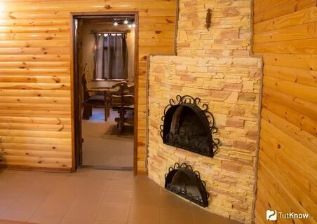 Баня с топкой из предбанника