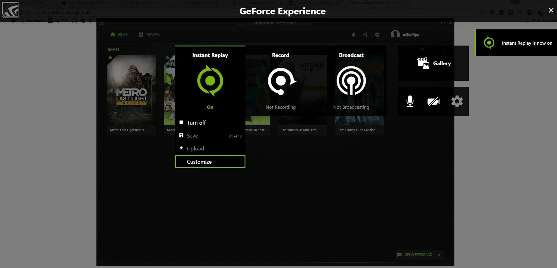 GEFORCE experience оверлей. Интерфейс GEFORCE experience. Клавиши NVIDIA experience. Перекрытие Overlay GEFORCE experience в играх.