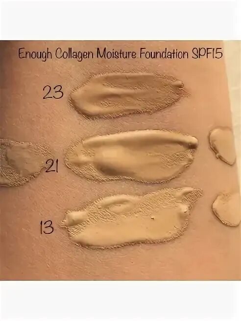 Тон 13 w collagen whitening foundation. Тональный крем 21 тон и 13 тон. Enough collagen тональный крем свотчи. Коллагеновый тональный крем корея 13. Enough collagen тональный крем свотч.