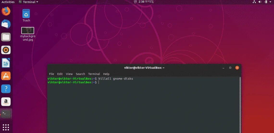 Gnome disks
