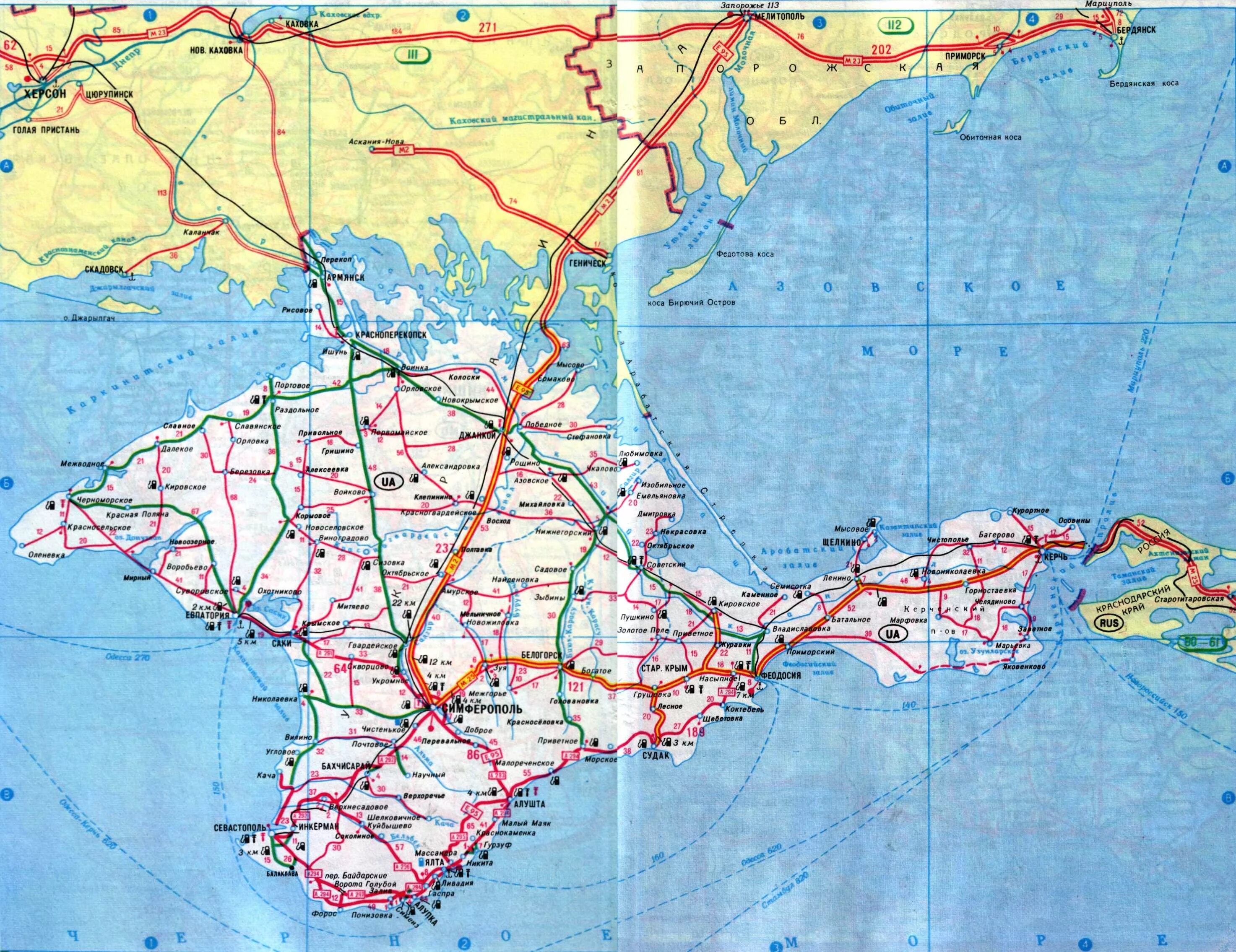 Карта крыма 2021. Карта крыма подробная с городами и поселками. Карта крыма с дорогами. Авто карта крыма. Крымский полуостров на карте.