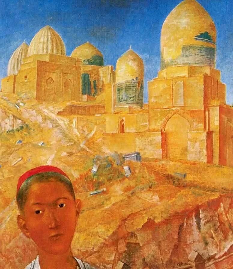 Картин сергеевич. Петров-Водкин Кузьма Сергеевич. Самарканд. Петров водикин Шах Изинда сморкант. Петров Водкин Самарканд. Петров Водкин Бухара Самарканд.